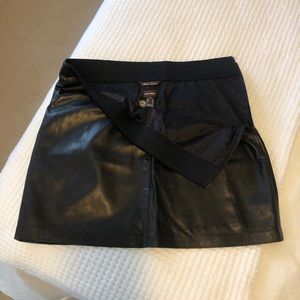 Leather skirt